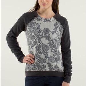 Lululemon Fleet Street Pullover crewneck sweatshirt women’s sz 4